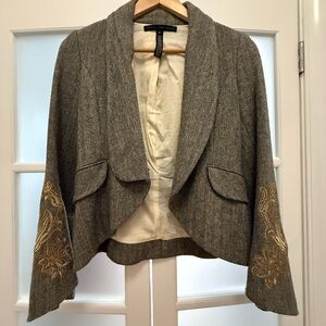 Robert Rodriguez Herringbone Blazer